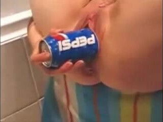 masturbation with Pepsi