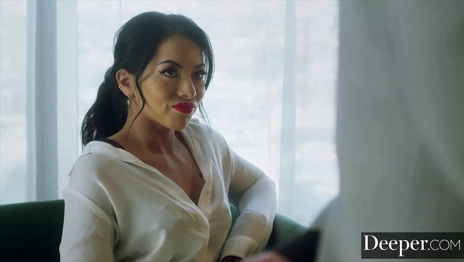 Deeper. Filthy Adriana Furiously Drains Cocks Reward