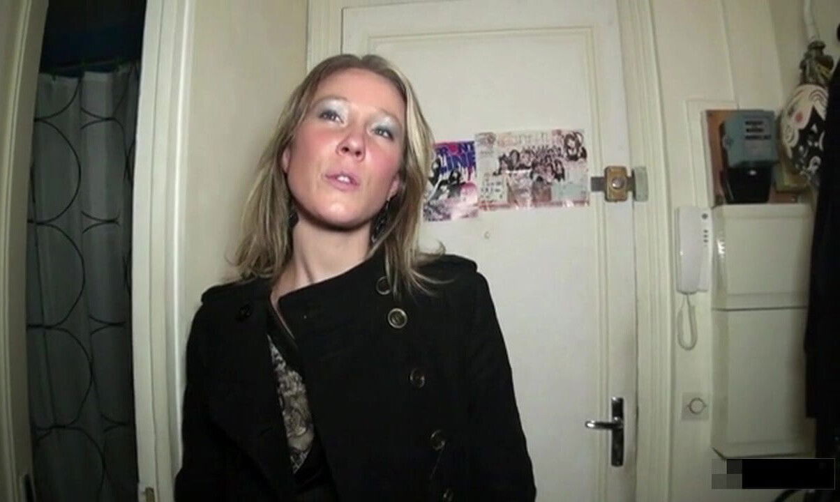 Sandrine cheats and takes 2 cocks