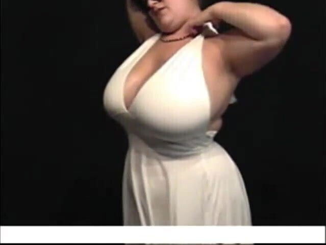 huge white dress