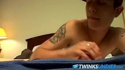 Amateur youngster humps while watching porn magazine