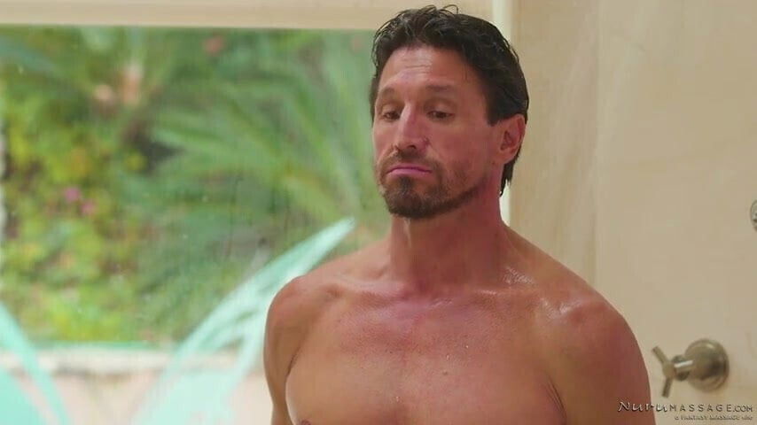 The girl gave a healthy man right in the massage room