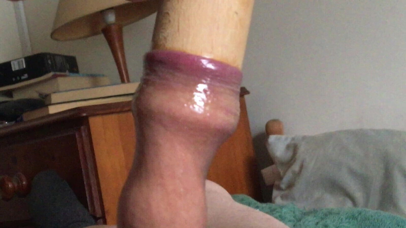 Foreskin with large wooden rolling
