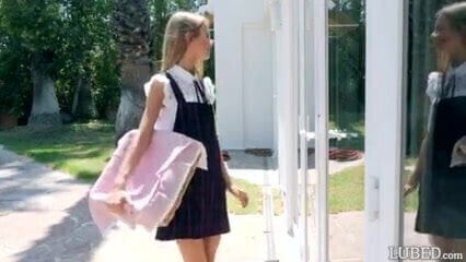 Young girls selling cookies