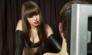 Long nails mistress dominates