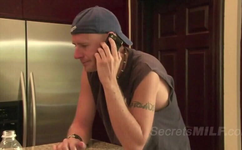 Young milf swallows after hot fuck in bed