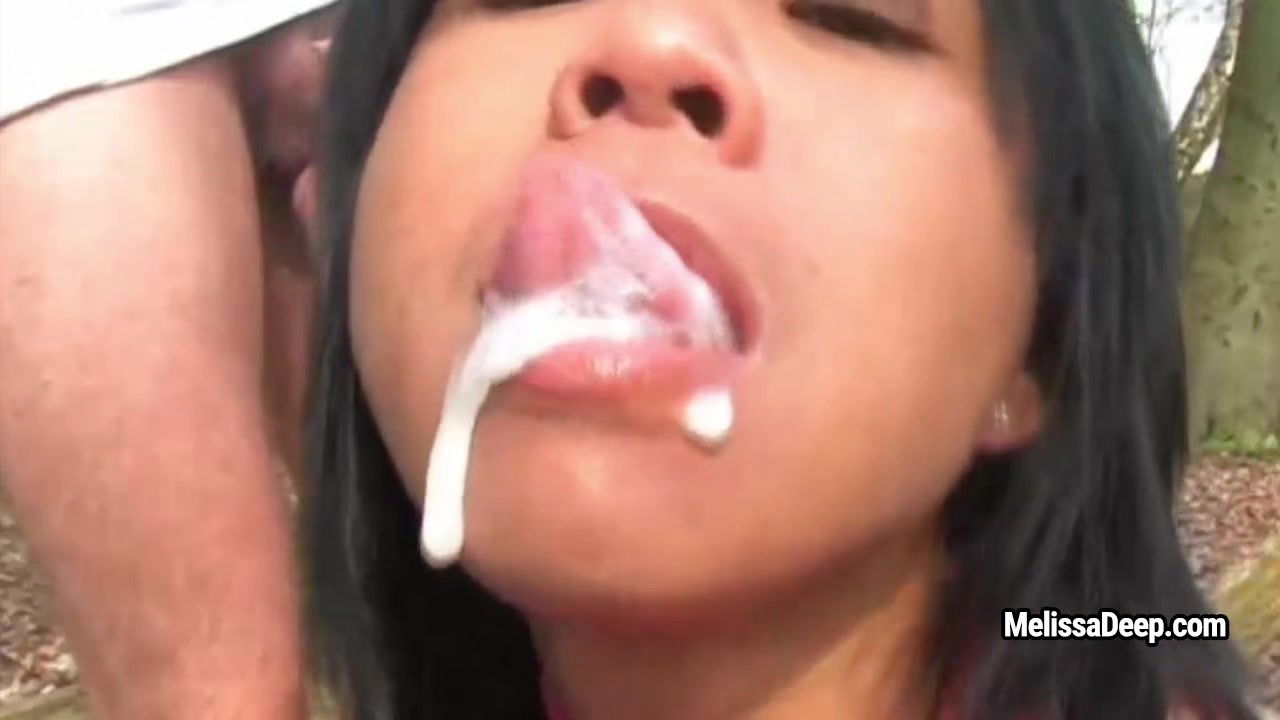 Melissa Deep - In Sexy Short Skirt In The Woods