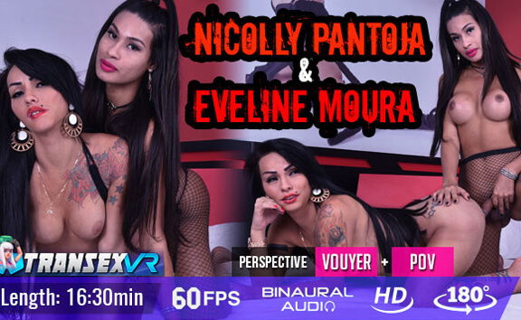 Eveline Moura,Nicolly Pantoja in Nicolly Pantoja & Eveline Moura - SexLikeReal Shemale