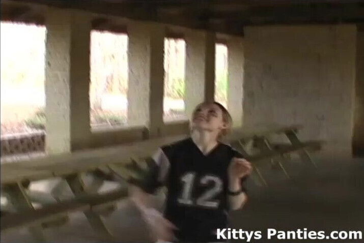 Play little touch football with