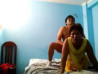 Mother and son, Spanish. Real!