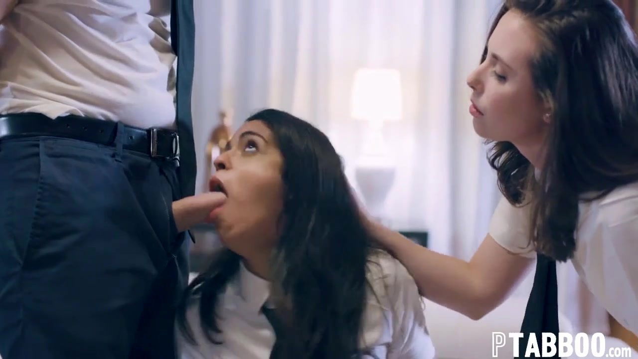 Casey Calvert, Vienna Dark-Hued In Harmless College Girl Dual Teamed By Distorted Step Sibling