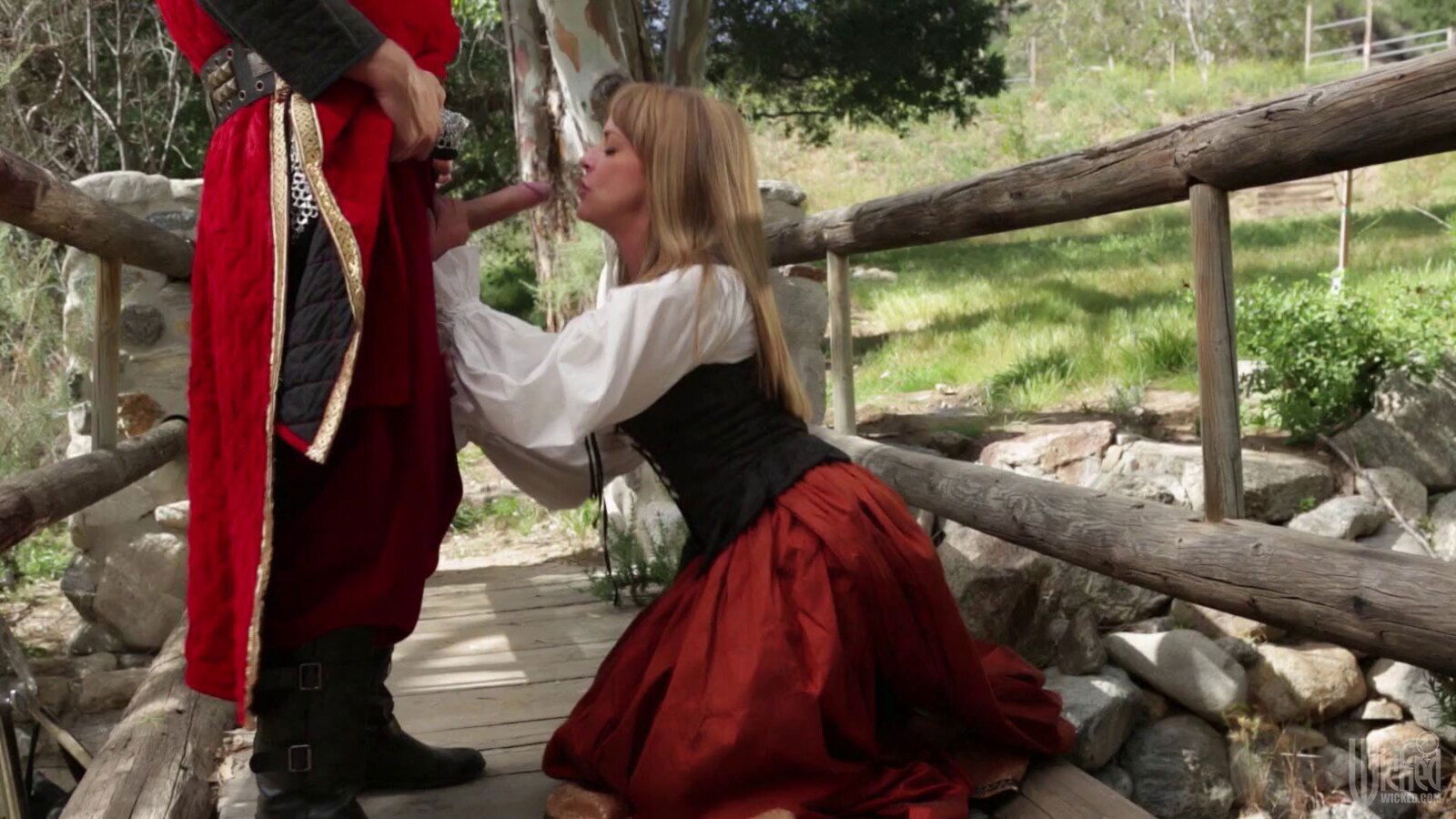 Outdoor fucking river with pornstar Shayla Veaux