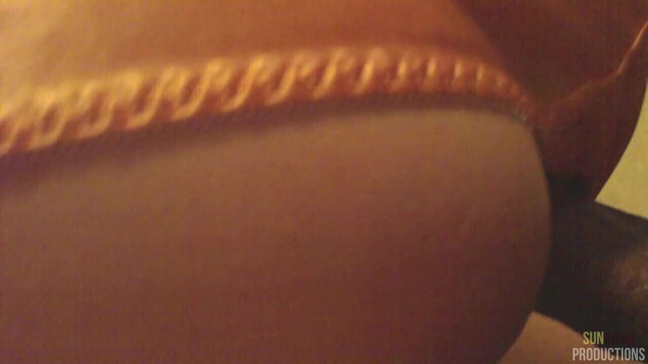 Orange Satin Panty Fuck Doggy Style