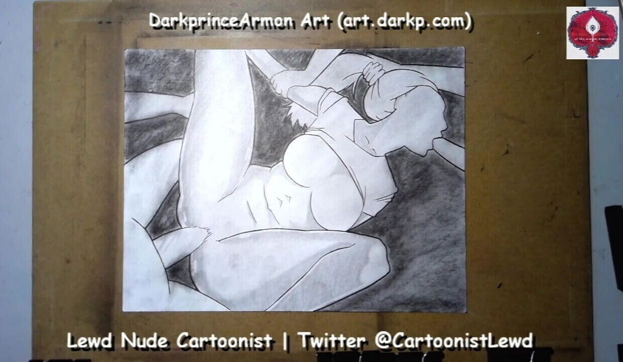 Multiple Sex Partners Pencil Ink and Charcoal Art