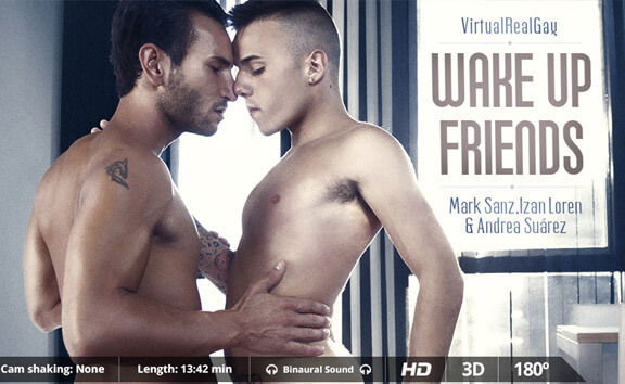 Izan Loren & Andrea Suárez & Mark Sanz in Wake Up Friends - SexLikeReal Gay