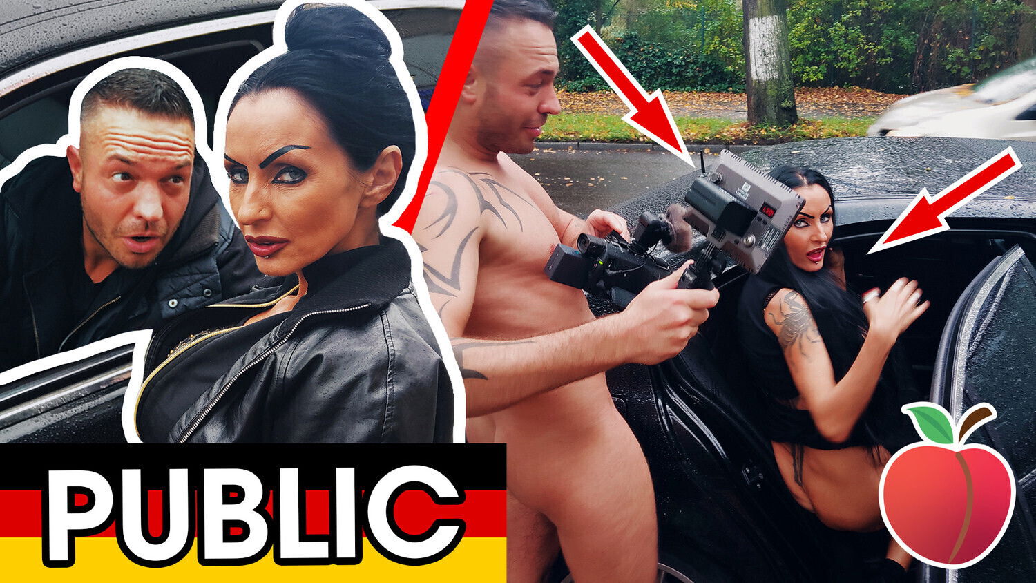 Gothic lady SIDNEY DARK getting dick car! Dates66.com