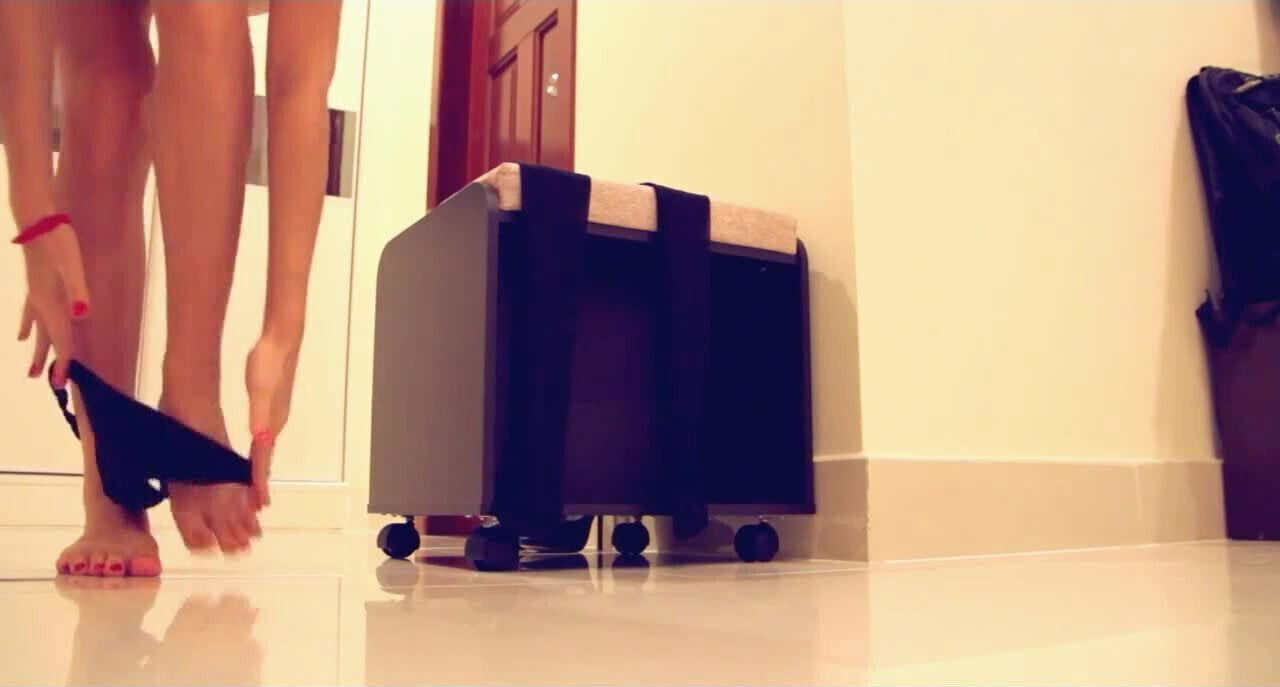 Sexy Legs In Pantyhose And High Heels 