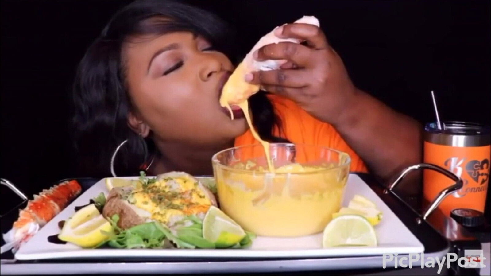 Food Porn. Mouth Wide. Tongue Out. Asmr Eaters