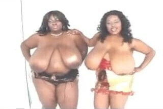 Huge tittied ladies taking modeling pictures