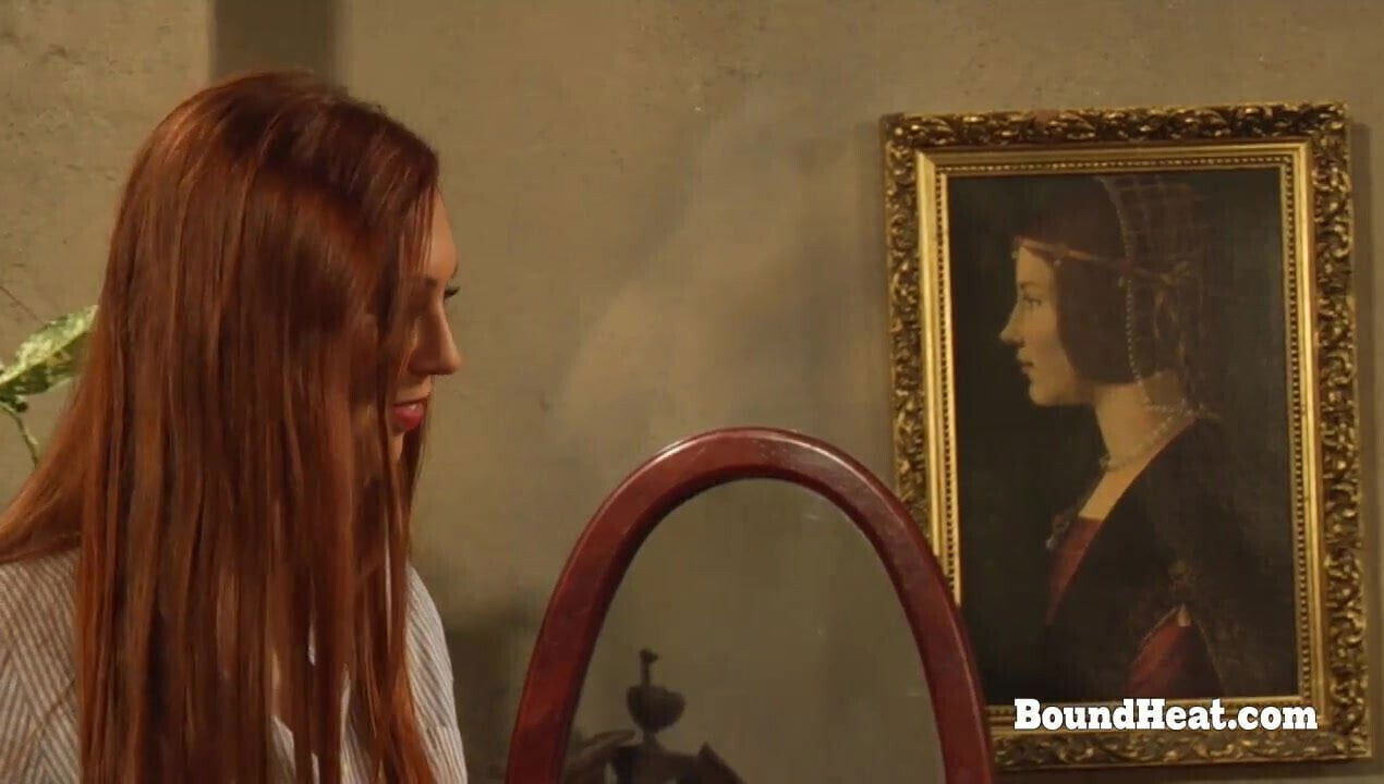 Undressed Lesbian Slaves Tied Together Whipped Hard