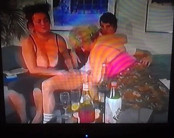 Granny and Mature vs young man retro 1998 vhs.Part 1