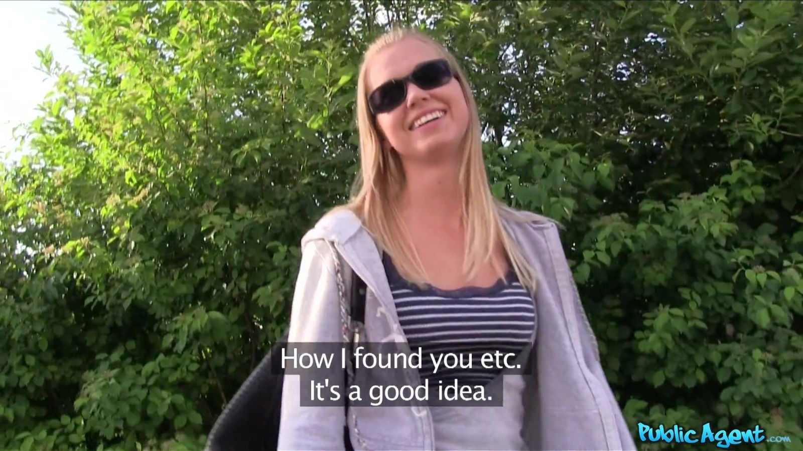 Amateur Violet Pink takes money to be fucked in outdoors + cumshot