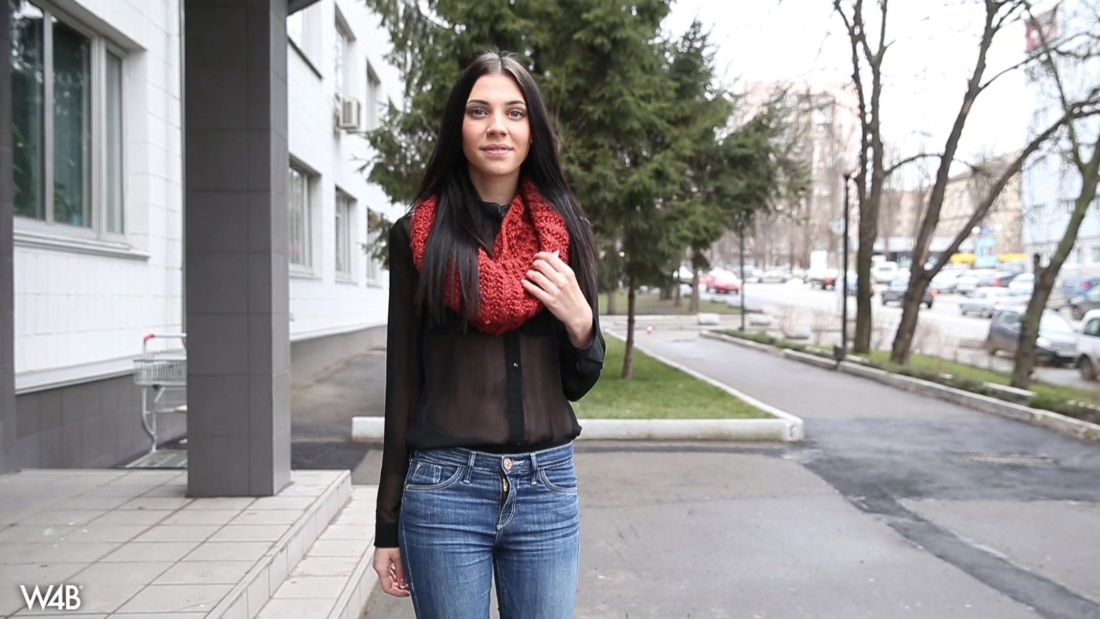 Erotic photo session with brunette model Light