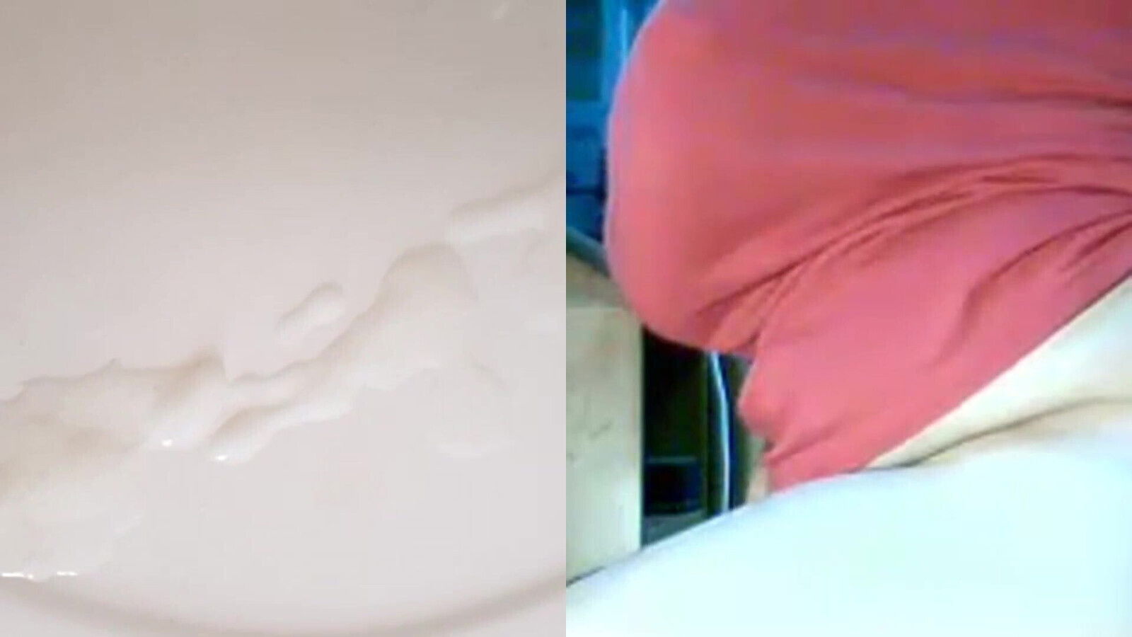 Big cock cum on the Boobs of Antonella