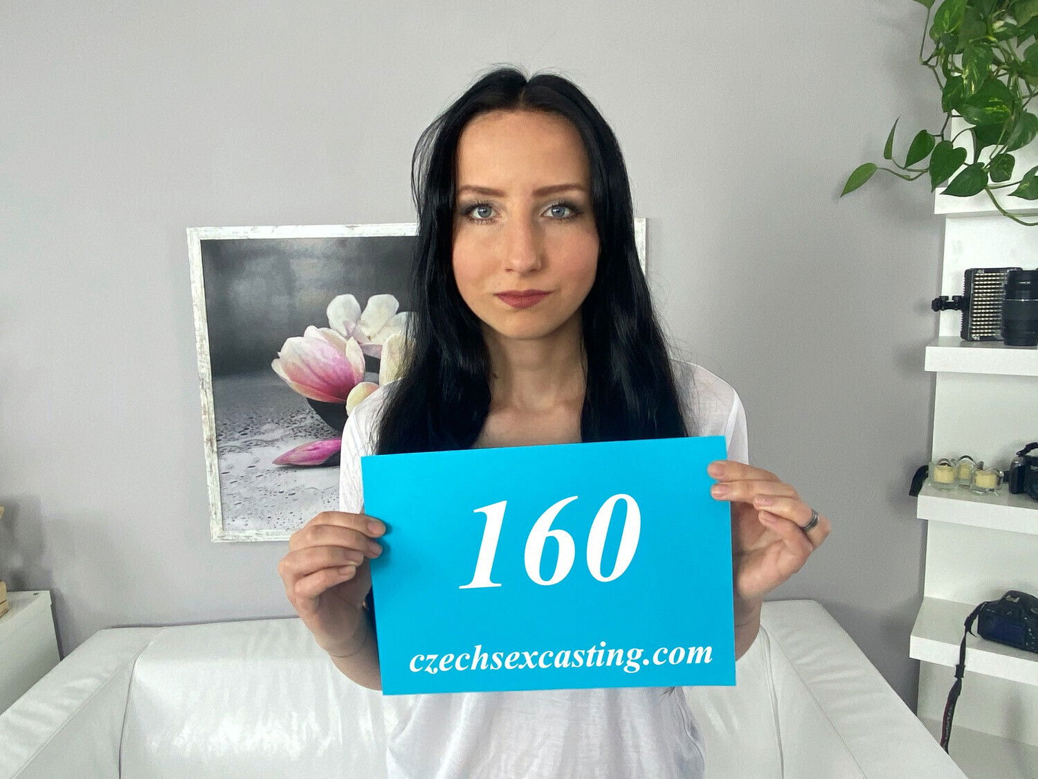 Amazing brunette fucked photo shoot