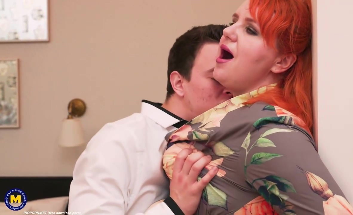 Plump redhead, Katrin Porto spreading wide getting fucked likes most