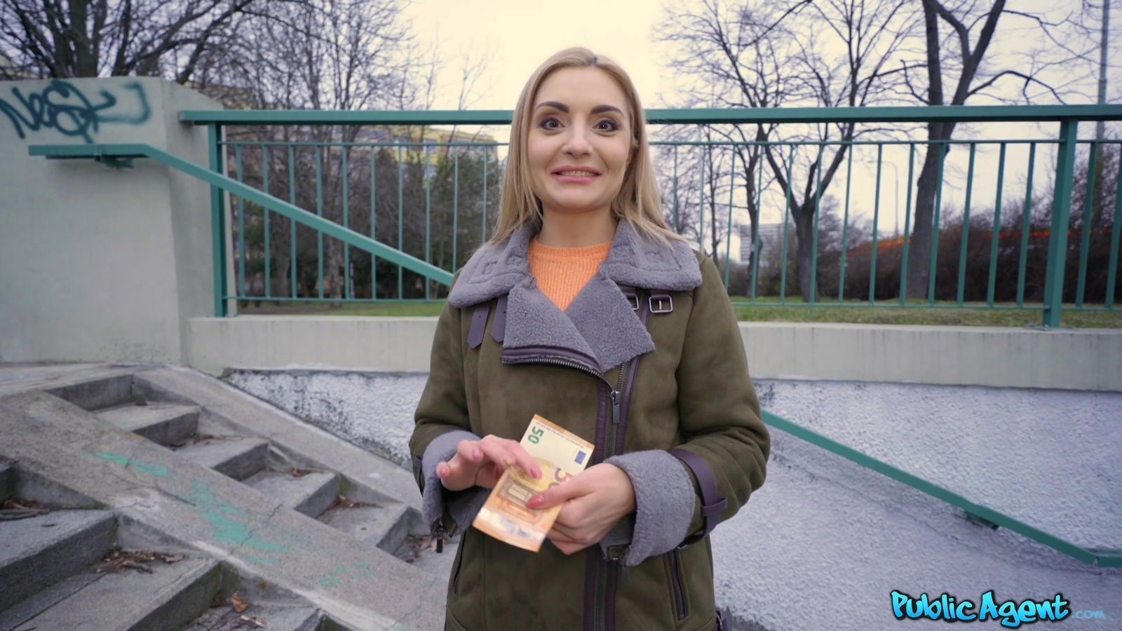 Show Caty Kiss some cash, she'll just about anything