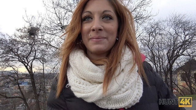 HUNT4K. Boyfriend watching cutie rides strangers