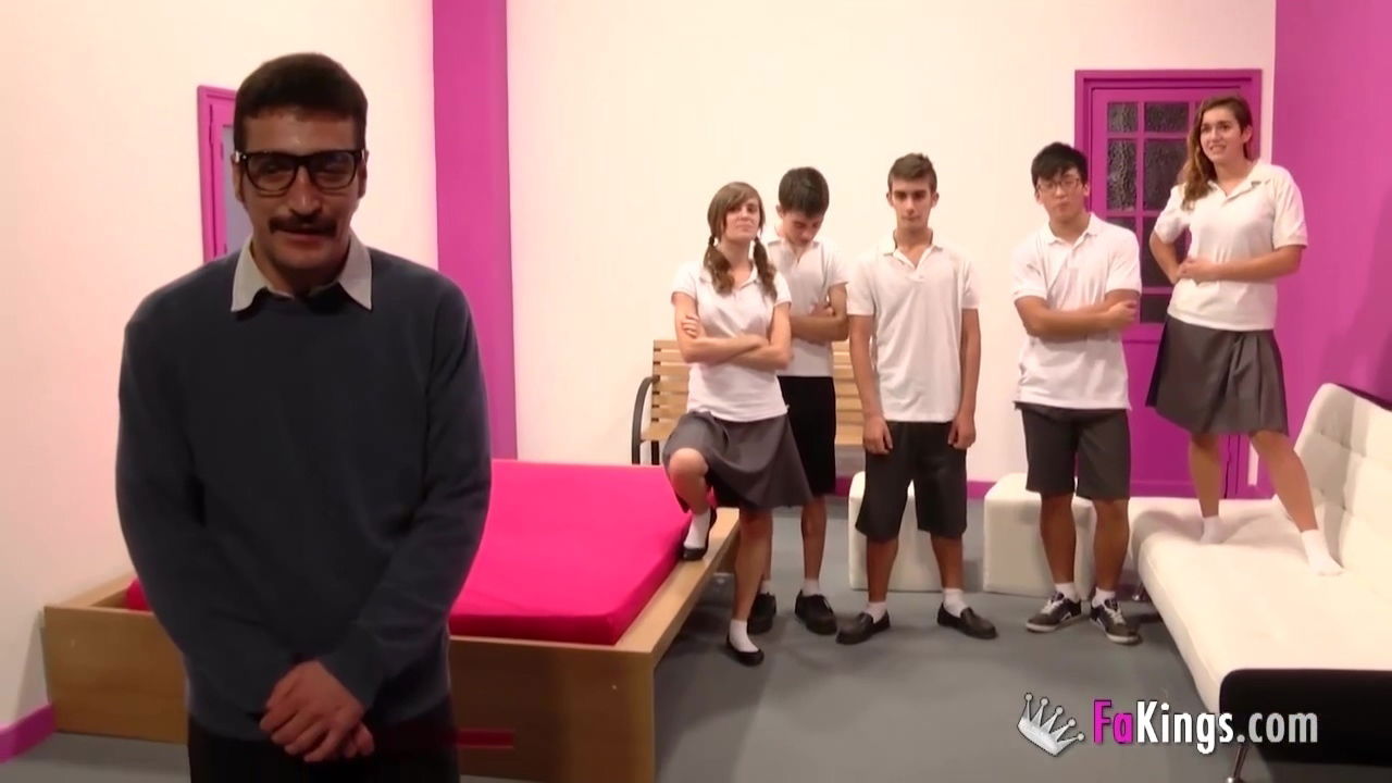 orgy with sexual frustrated students!