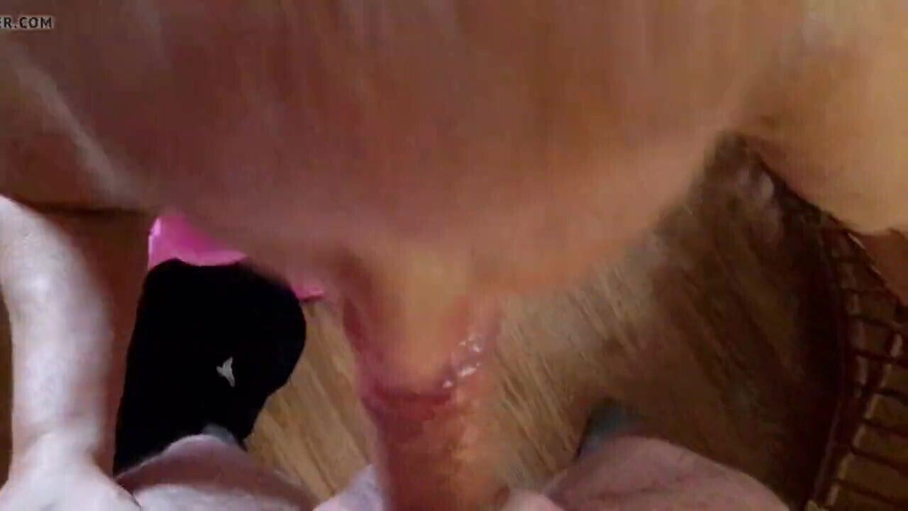 Granny takes HUGE load face