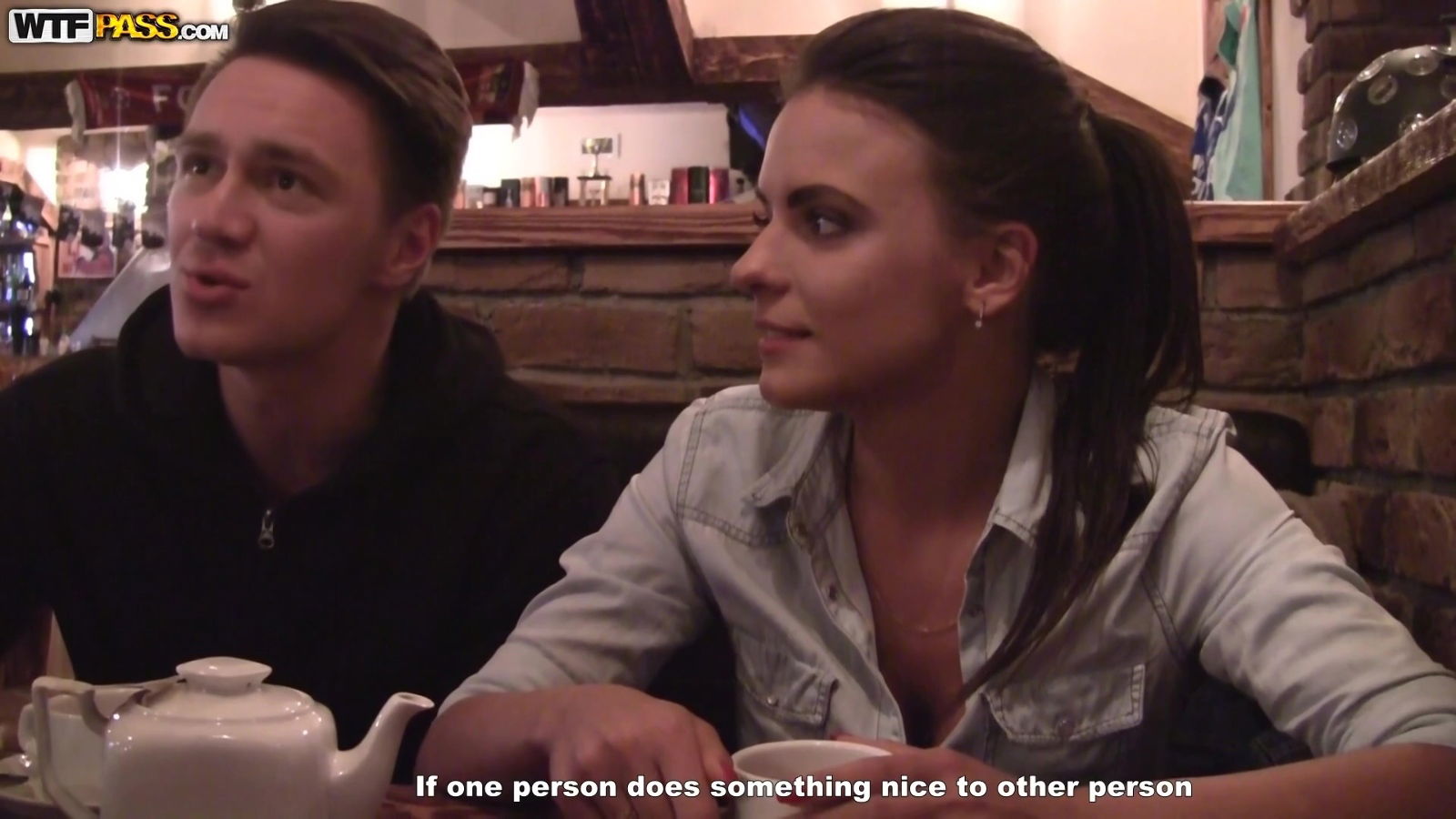 brunette slut enjoy holidays with