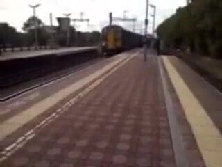 Train track wank