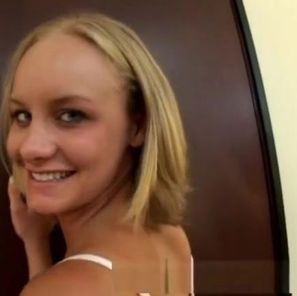 Horny pornstar Leah Wilde in amazing blowjob, blonde porn clip