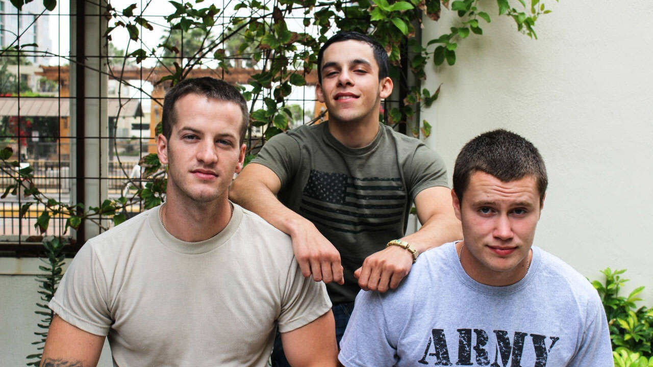 Billie Starz, Quentin Gainz & Damien Nichols Military Porn Video - ActiveDuty
