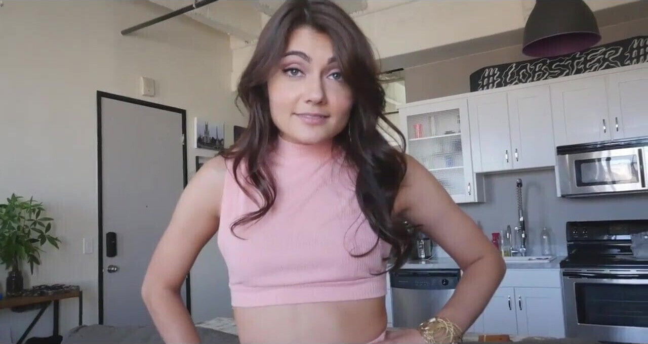 Step sister helps brother with handjob