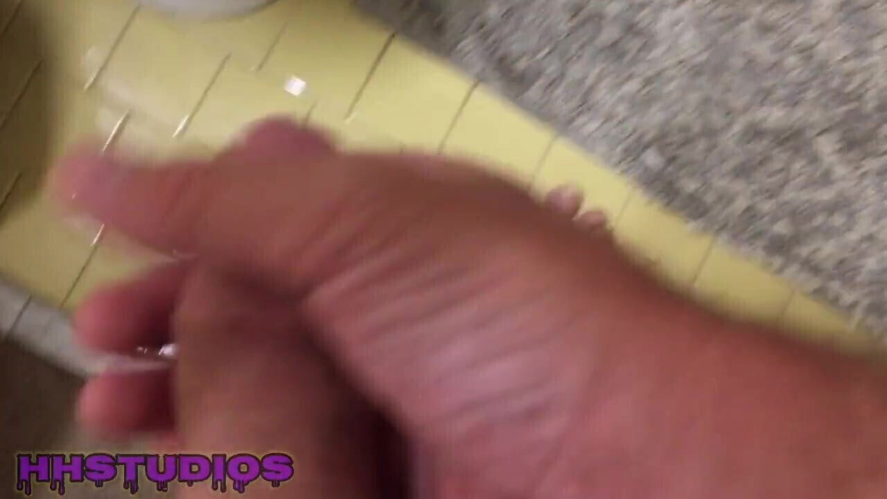 Step Loves Cumming Bathroom When StepSis Naked