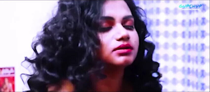 Indian newly married cute couple first-time hard