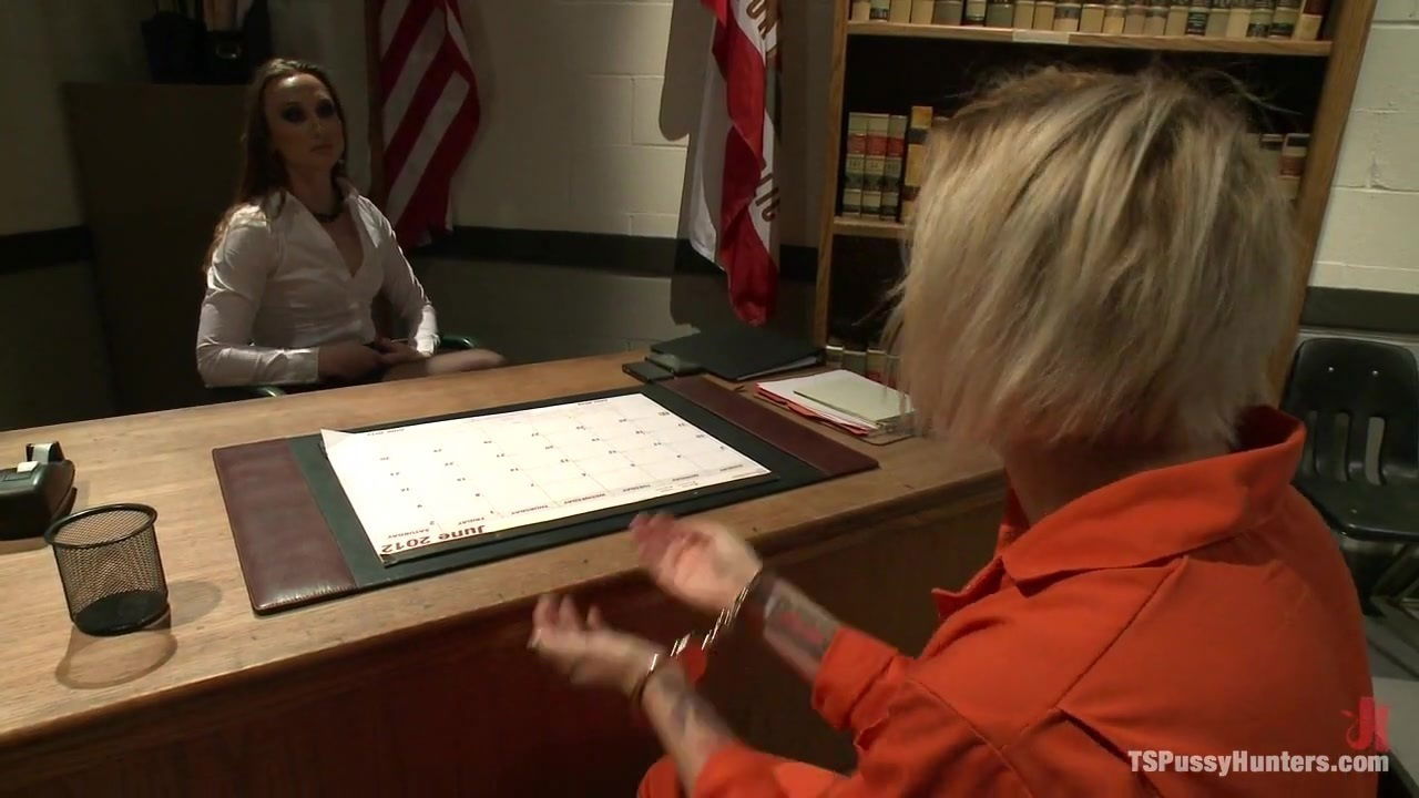 Pay up with your pussy Ts Jackie Woods fucks a hot shoplifter