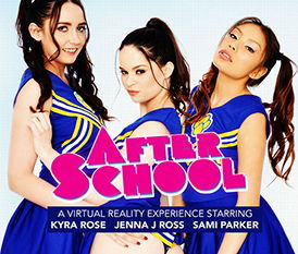 After School featuring Sami Parker, Kyra Rose, and Jenna J Ross - NaughtyAmericaVR