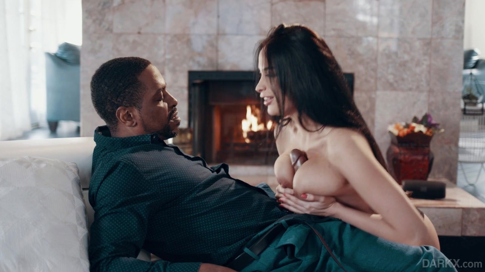 Busty doll works the BBC like it's the end of the world