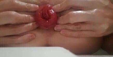 Sexy Play with dildo, Taking Deep Ass, Hot!