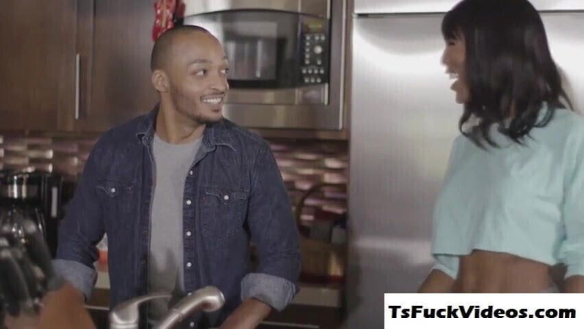 Black Natassia Bangs Stepbros While