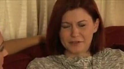 Older woman babysitter