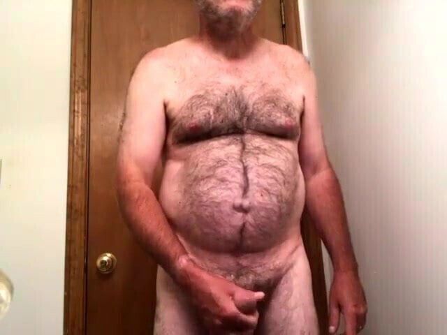 Beautiful hairy married grandpa