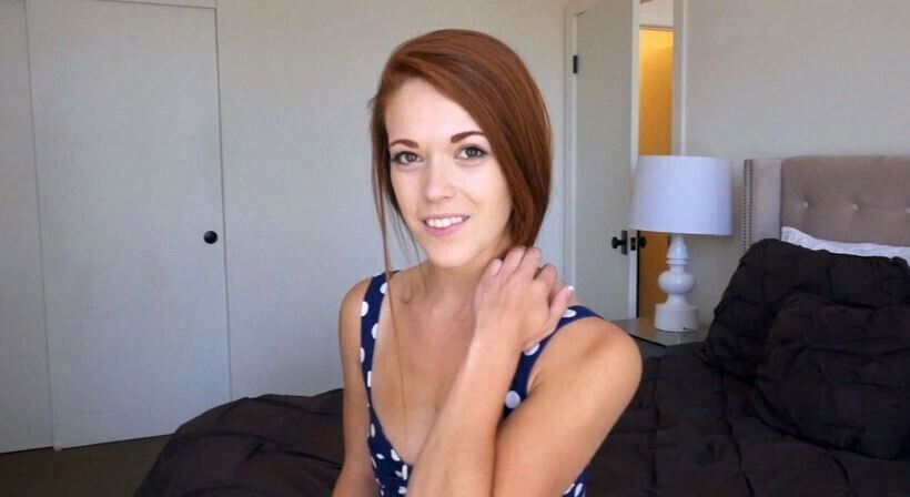 Young Petite Little Redhead Teen’s First Porn
