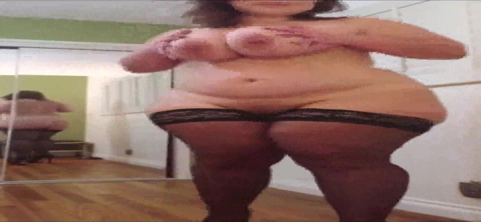 teasing stockings RealMilfDates.com